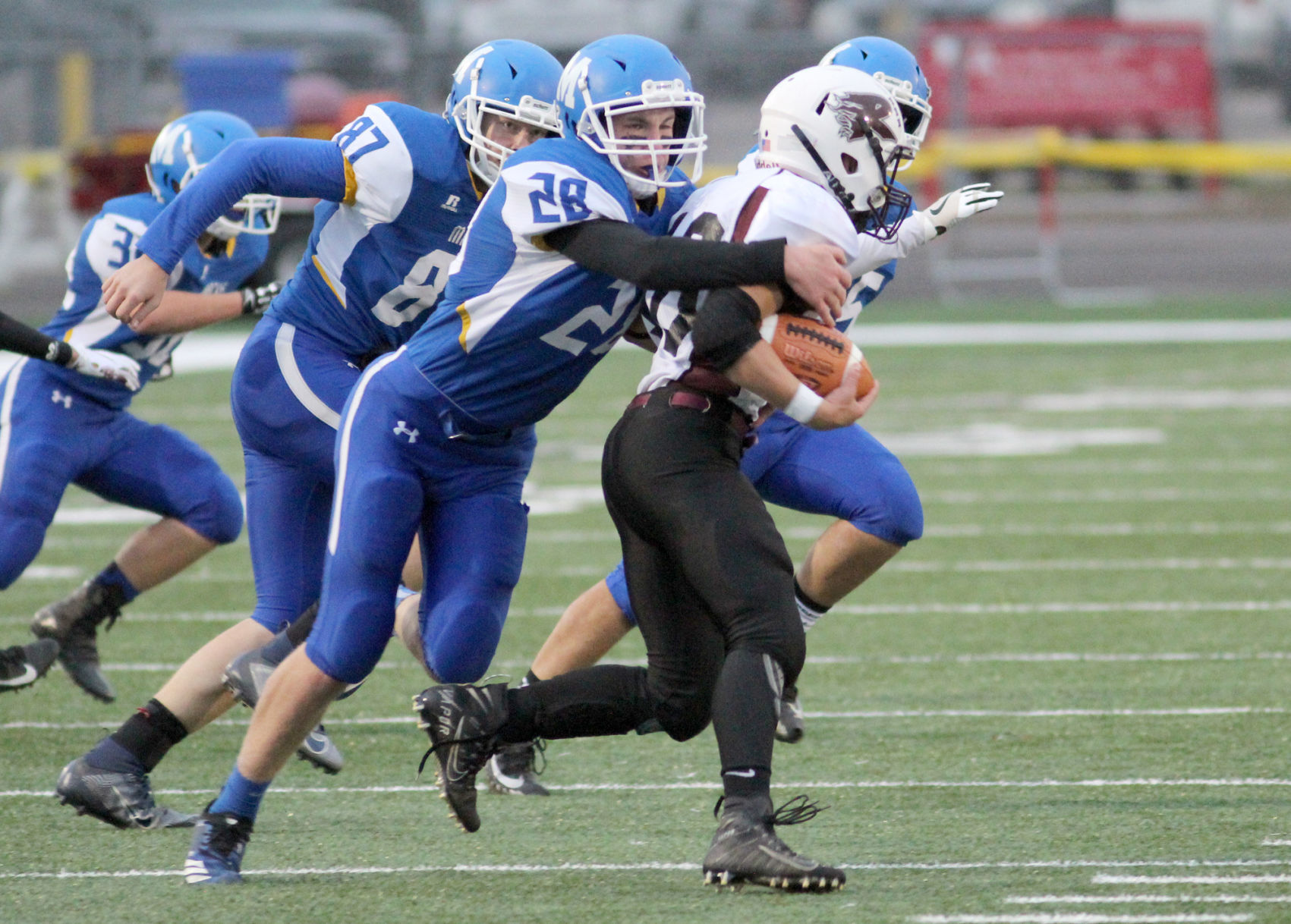 Elkhart Lake-Glenbeulah at McDonell football 10-4-19